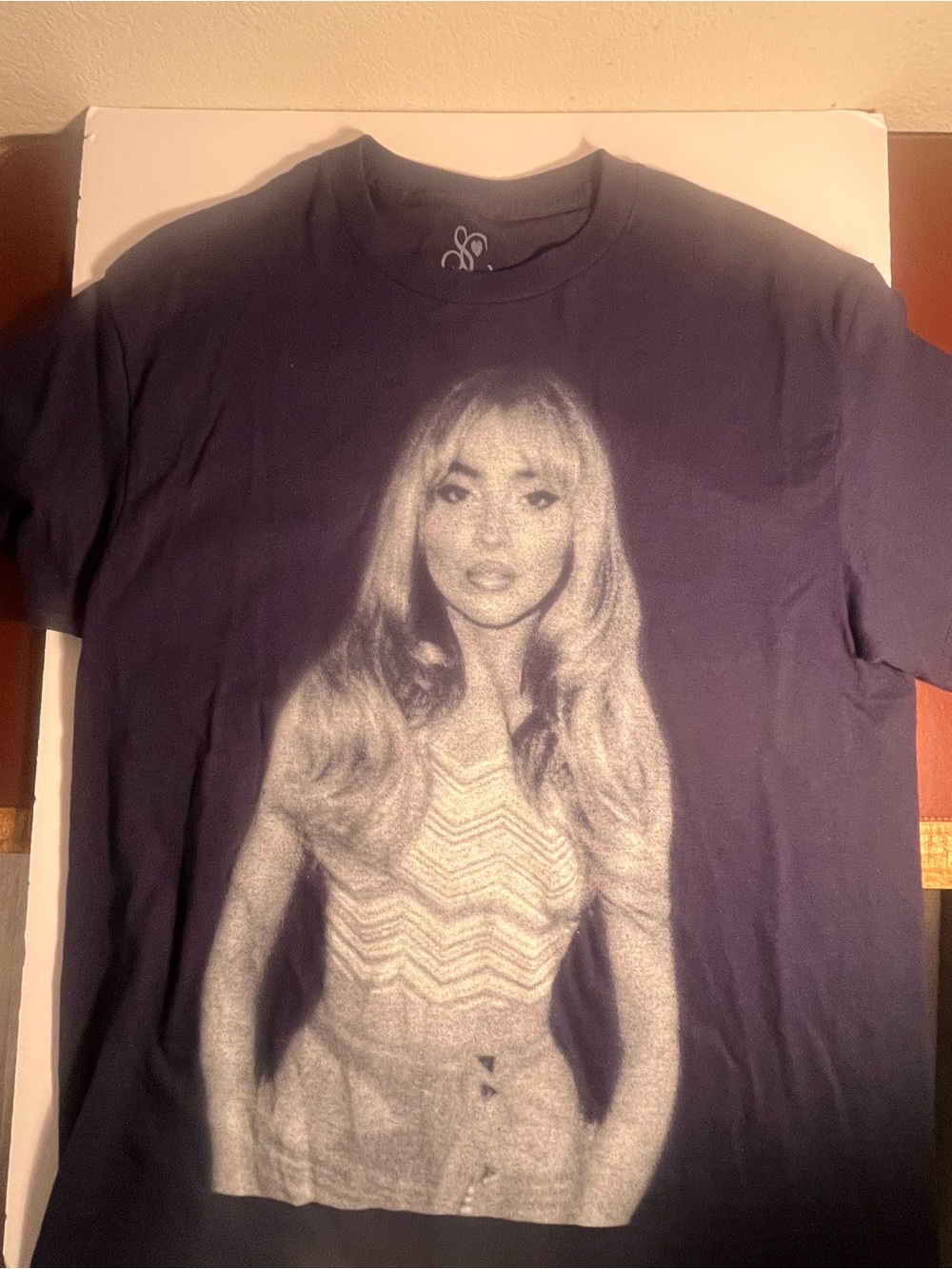 Sabrina Carpenter 🎀 Navy Blue short sleeve t-Shirt 🎀